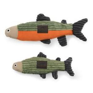 Tall Tails 88213825 Squeaker Fish Dog Toy, Sage - 12 in.