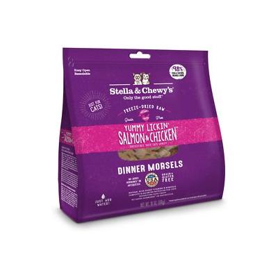 Stella and Chewy's Salmon & Chicken Dinner Morsels Freeze-Dried Dry Cat Food, 18 oz.