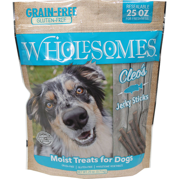 Sport Mix 40272701 25 oz Wholesomes Grain Free Jerky Sticks Cleo Dog Food