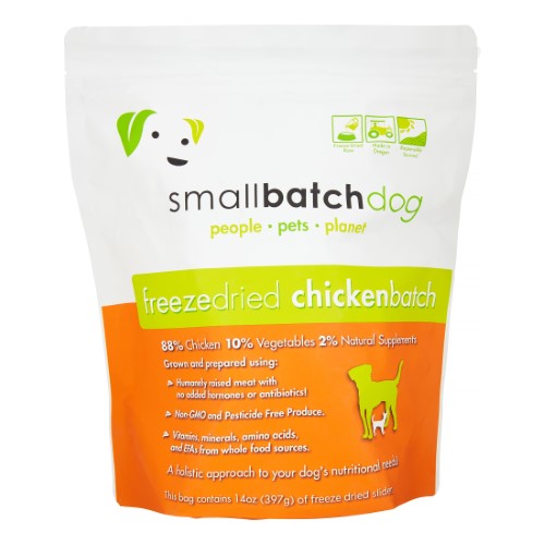 Small Batch Chicken Batch Freeze Dried Dog Food, 14oz