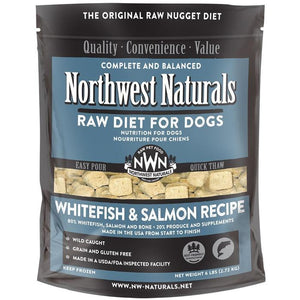 Northwest Naturals 6 lbs Dog Frozen Nuggets Whitefish & Salmon