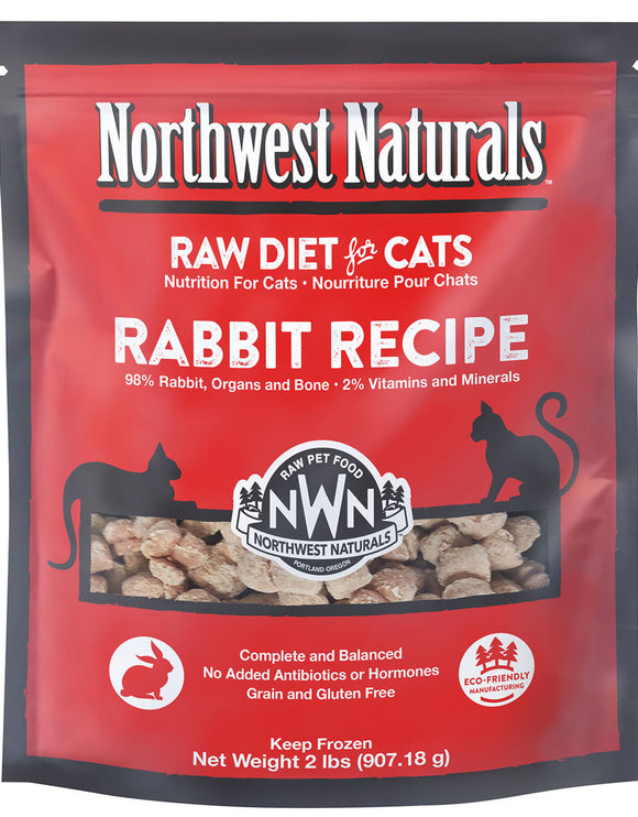 Northwest Naturals 2 lbs Cat Frozen Rabbit