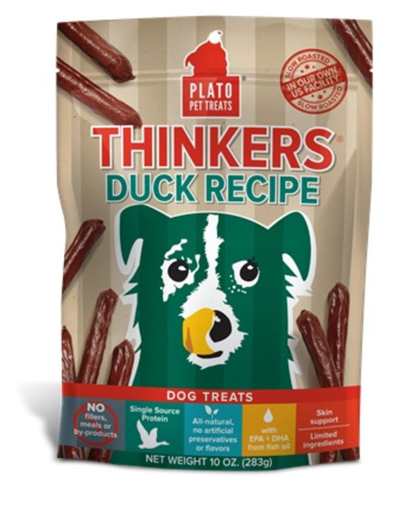 Plato Mini Thinkers Duck Recipe Dog Treats, 3 Oz.