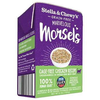 Stella & Chewy's 5.5 oz Marvelous Morsels Chicken Cat Food