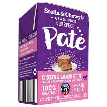Stella & Chewy's  5.5 oz Pate Chicken & Salmon Cat Purrfect Food