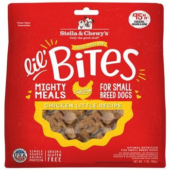 Stella & Chewy's 7 oz Freeze-Dried Lil Bites Chicken Dog Food