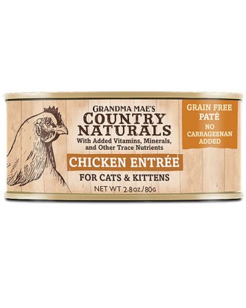 Grandma Maes Country Naturals Cat Pate Grain Free Chicken 2.8oz