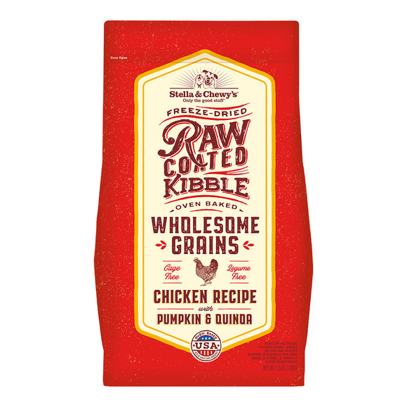 Stella & Chewy's 3.5 lbs Dog Raw Coated Kibble Wholesome Grains Chicken