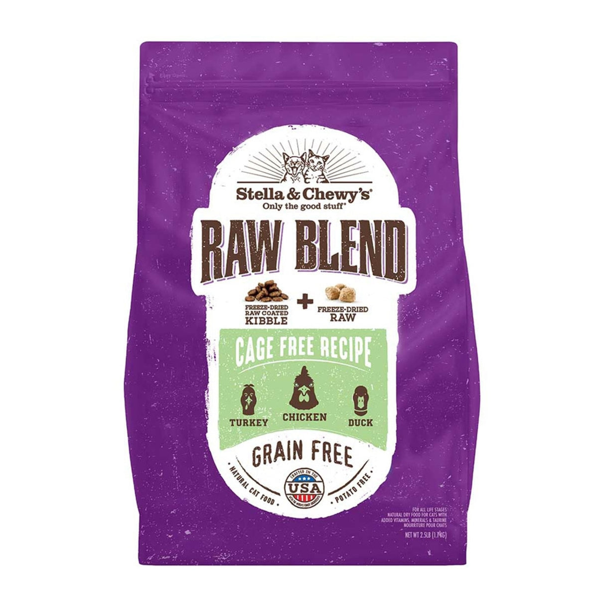 Stella & Chewy's 5 lbs Dog Raw Blend Poultry