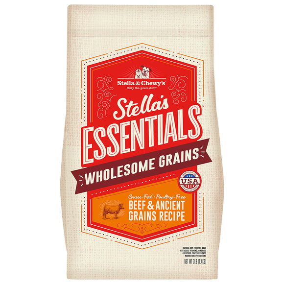 Stella & Chewy's 3 lbs Dog Essentials Beef Ancient Grains