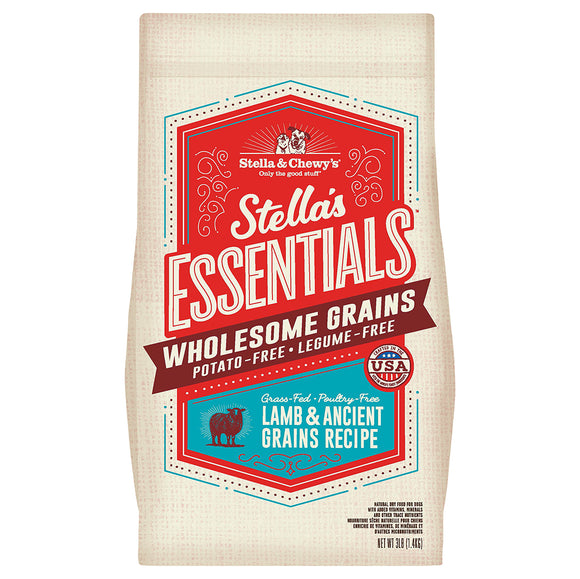 Stella & Chewy's 3 lbs Essentials Lamb & Ancient Grains for Dog