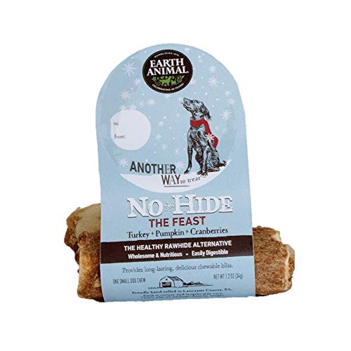 Earth Animal 4 in. No Hide The Feast Holiday Dog Chew