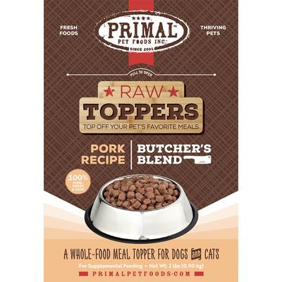 Primal 2 lbs Butchers Blend Topper Pork Dog & Cat Food