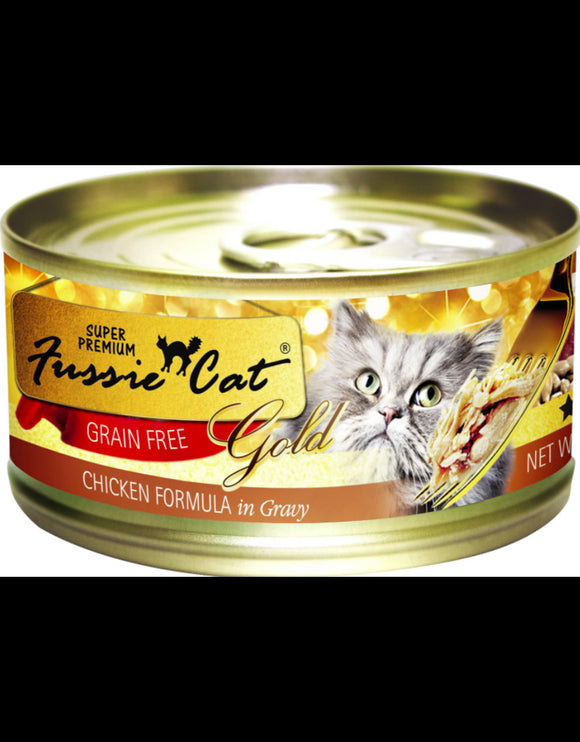 Fussie Cat 5.5 oz Grain Free Chicken Gravy Cat Food