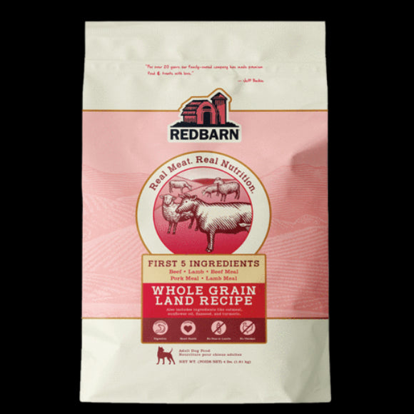 Redbarn 4 lbs Whole Grain Land Recipe Dog Food