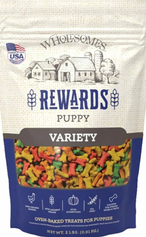 Wholesome 2 lbs Puppy Variety Dog-Treat