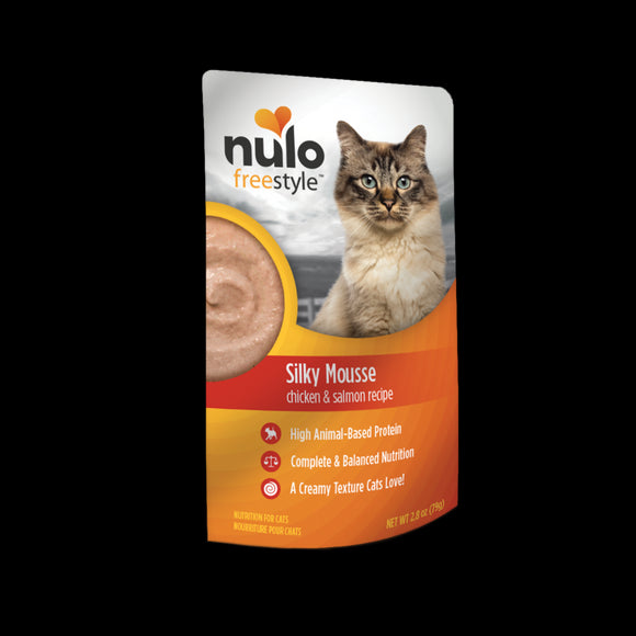 Nulo Freestyle 66102504 2.8 oz Grain Free Mousse for Cats  Chicken & Salmon