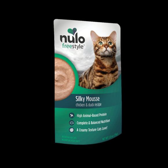 Nulo Freestyle 66102508 2.8 oz Grain Free Mousse for Cats  Chicken & Duck