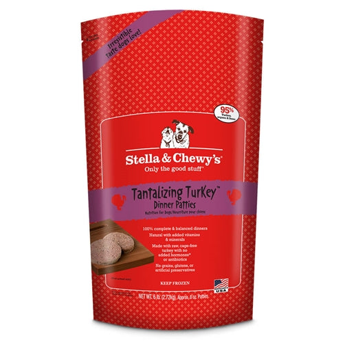 PF 840000496 6 lbs Stella & Chewys Dog Frozen Turkey - 4 per Case