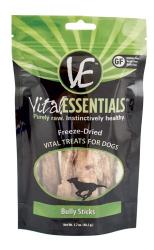 Vital Essentials Freeze Dried Dog Treats Bully Stick - Pack of 5