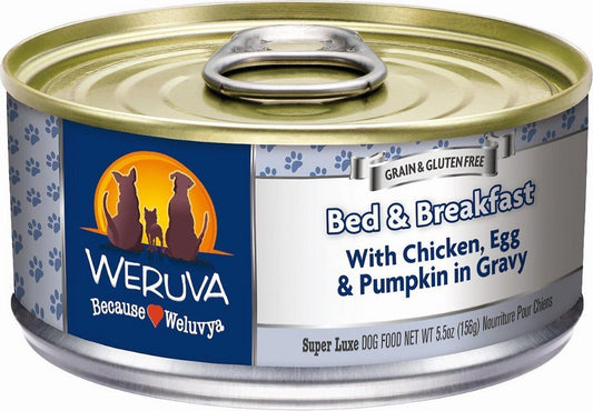 Weruva Bed & Breakfast Dog Food Cans (5.5 ounce, Pack of 24)
