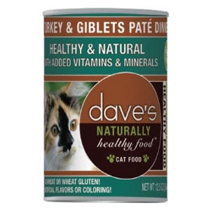 Dave's Pet Food Turkey and Giblets Food (24 Cans Per Case), 12.5 oz.