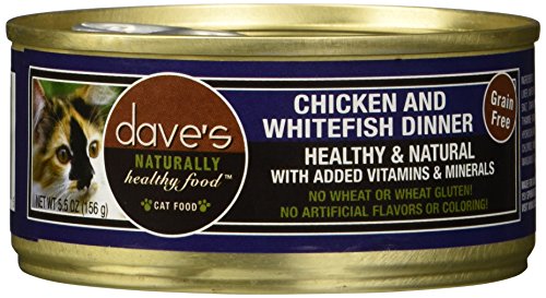 Dave's Chicken & Whitefish Dinner Formula Can Cat 5.5 oz