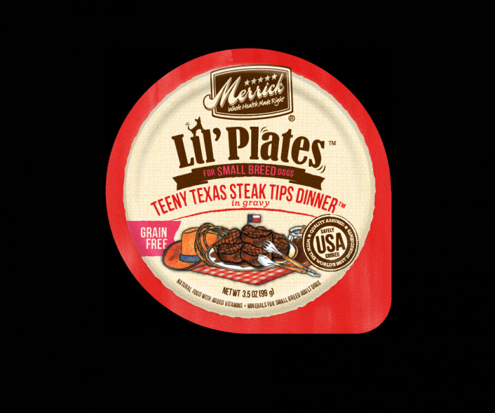 Merrick Lil Plates Teeny Texas Tips Dinner 12 Ct, 3.5 Oz