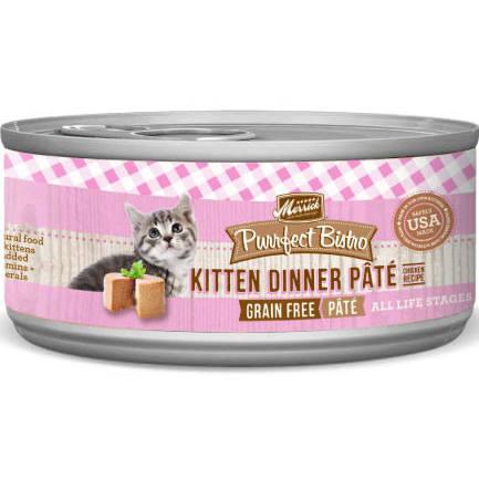 Merrick - Purrfect Bistro 61238617 3 oz Cat Kitten Dinner Pate Can