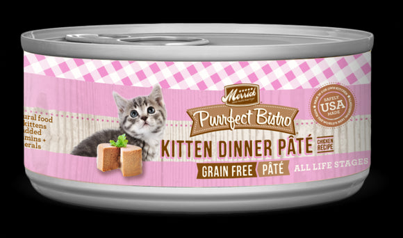 Merrick Perfect Bistro Kitten Dinner Pate, 5.5 Oz
