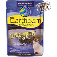 Earthborn Holistic Cat Food Pouches [Lowcountry Fare Tuna Dinner with Shrimp in Gravy] (3 oz)