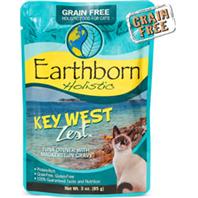 Earthborn 40071625 3 oz Grain-Free Key West Tuna Pouch Cat Food
