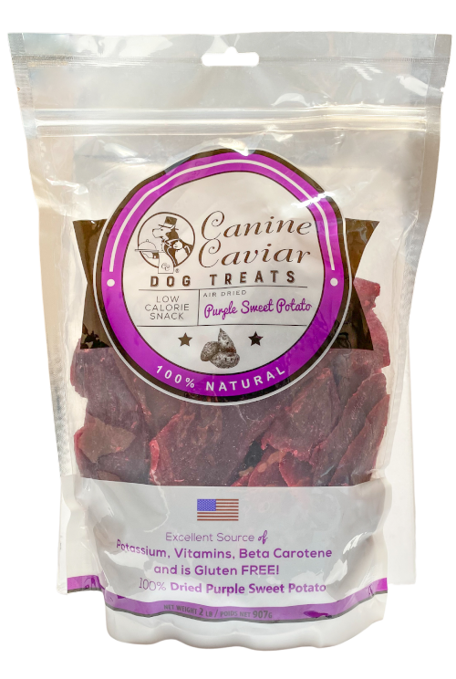 Canine Cavial Dried Purple Sweet Potatos 32oz