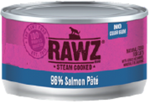 Rawz 96% Salmon Cat Food 3oz