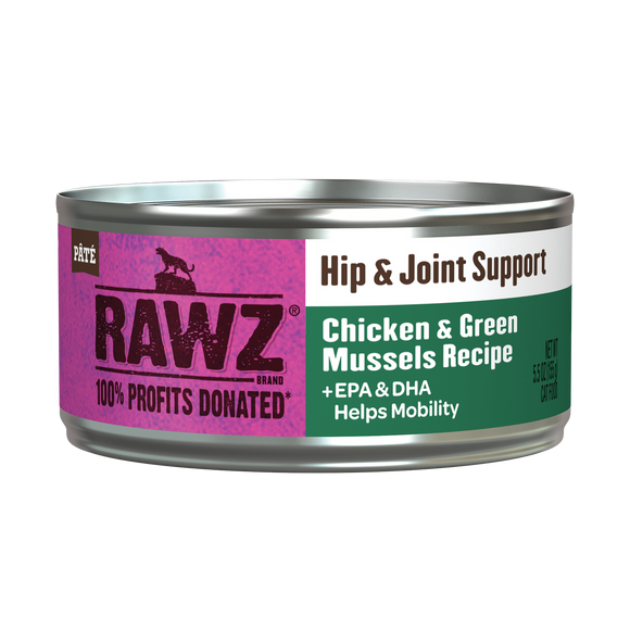 Rawz Hip & Joint Chicken & Green Mussels Cat Canned 5.5oz