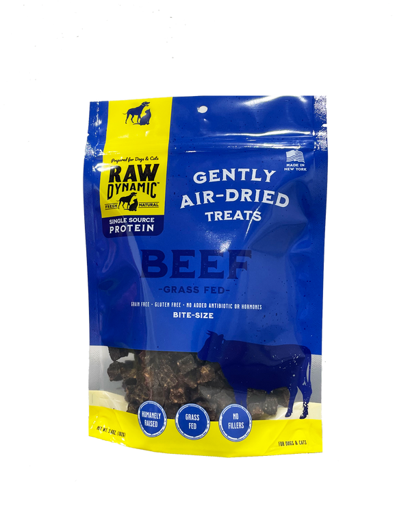 Raw Dynamic Air Dried Dog Treat Beef 3.6oz