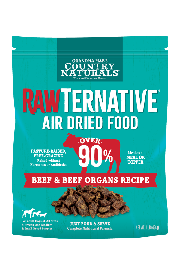 Grandma Mae's Rawternative  Air Dried Dog Food 1lb