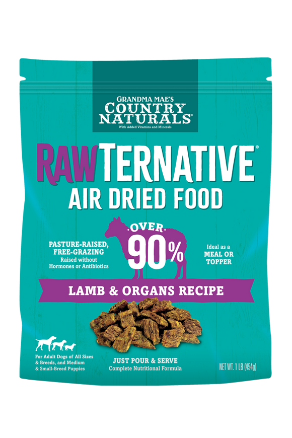 Grandma Mae's Rawternative  Air Dried Dog Food 5oz