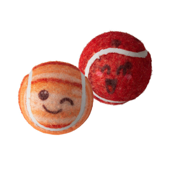 SnugArooz Behind Mars 2pk Tennis Balls - Red