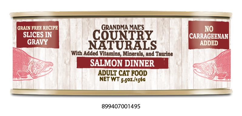 Gramma Mae's 5.5 Oz Grain Free Salmon Formula