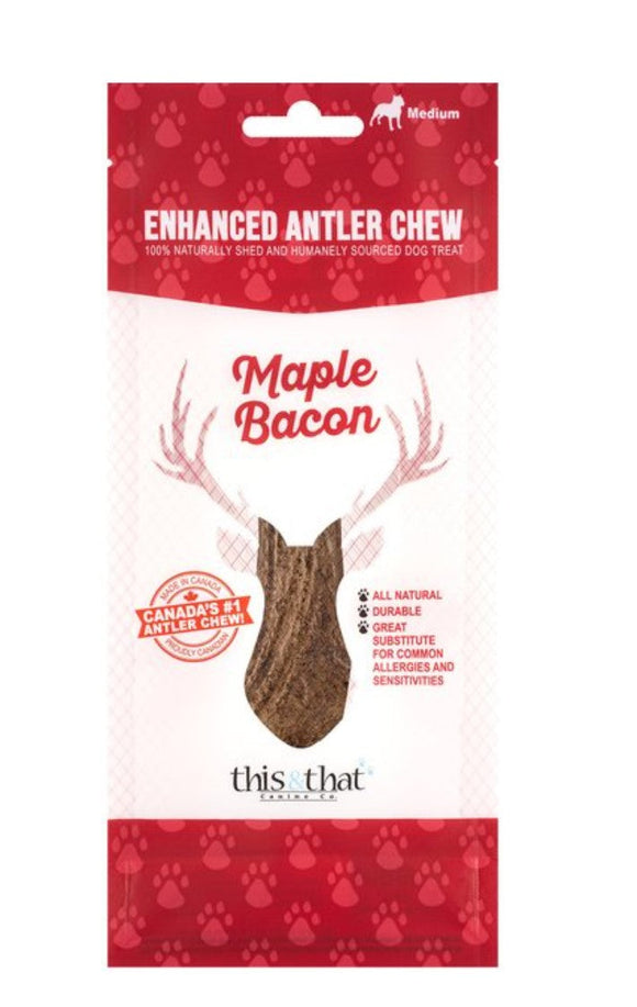 This & That Enhanced Antlers Large Maple Bacon