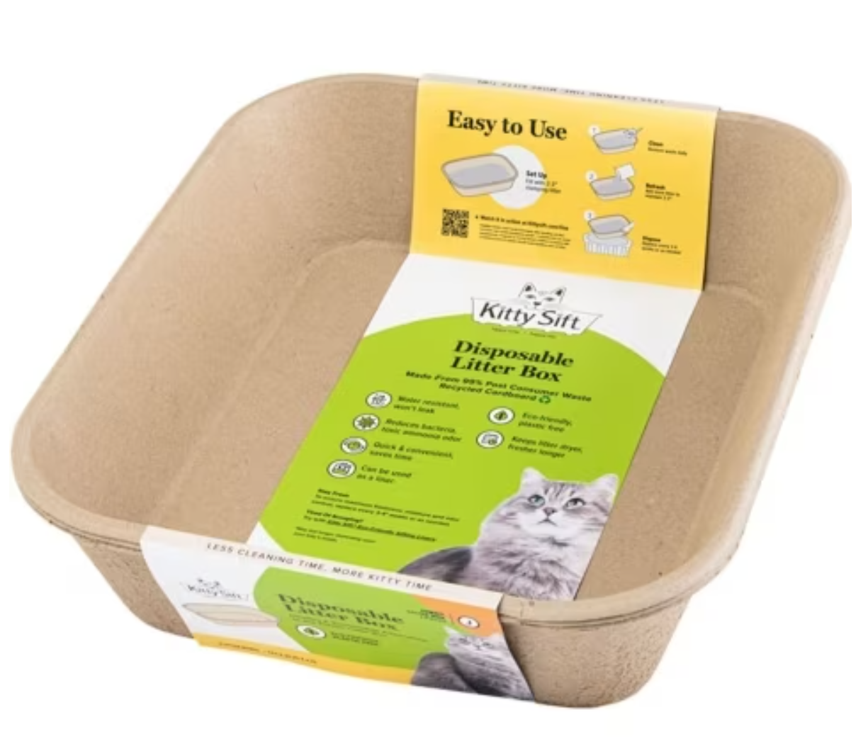 Kitty Sift Jumbo Disposable Litter Box