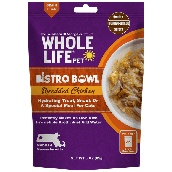 Whole Life Pet Bistro Bowl Freeze Dried Chicken for Cats 3oz