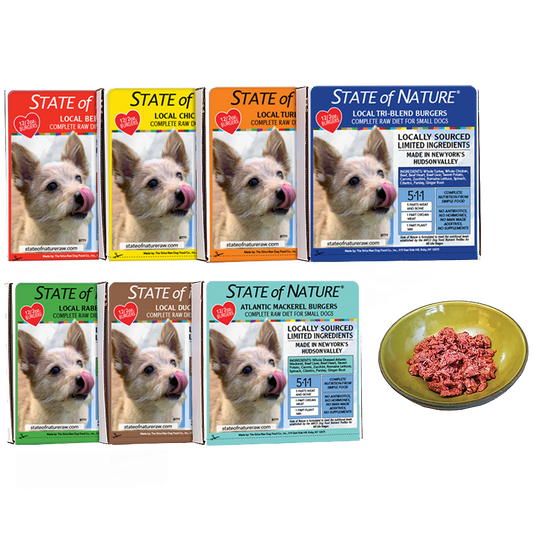 Sirius State of Nature Dog Burgers 2oz pack of 12 Chicken