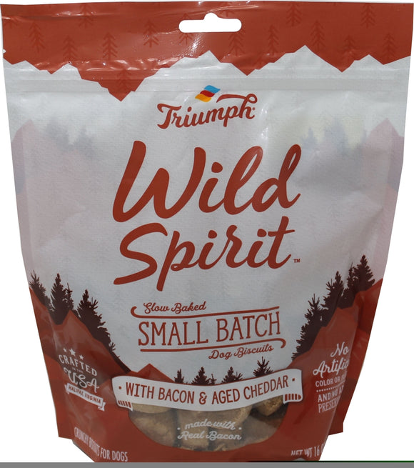 Triumph 16 oz Wild Spirit Small Batch Slow Baked Bacon & Cheddar Biscuits