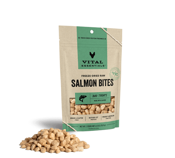 Vital Essentials Freeze-Dried Vital Treats Wild Salmon Dog Treat 2.5oz
