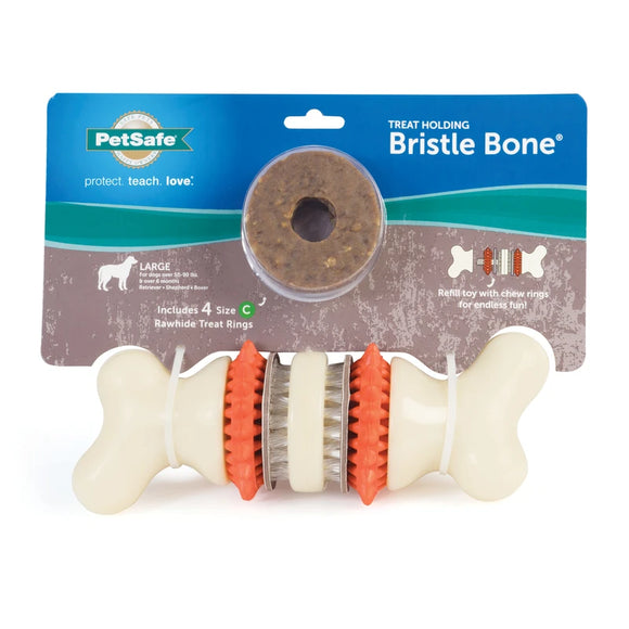 Petsafe  Nylon rubber Treat Holding Toy Large Bristle Bone