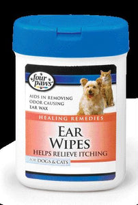 Four Paws Ear Wipes for Dogs & Cats