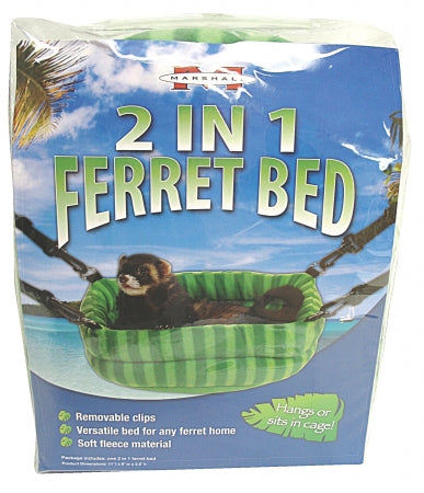 Marshall Pet Products - Marshall 2 In 1 Ferret Bed- Assorted - FP-367