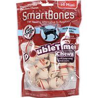 SmartBones DoubleTime Bones- Chicken Mini Bones for Dogs  16 Pk